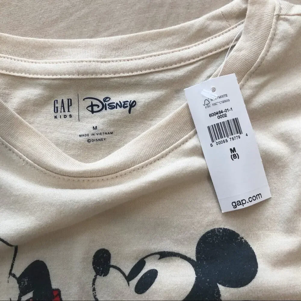 NWT Gap Size Medium “Good Times” Mickey Graphic Long Sleeve